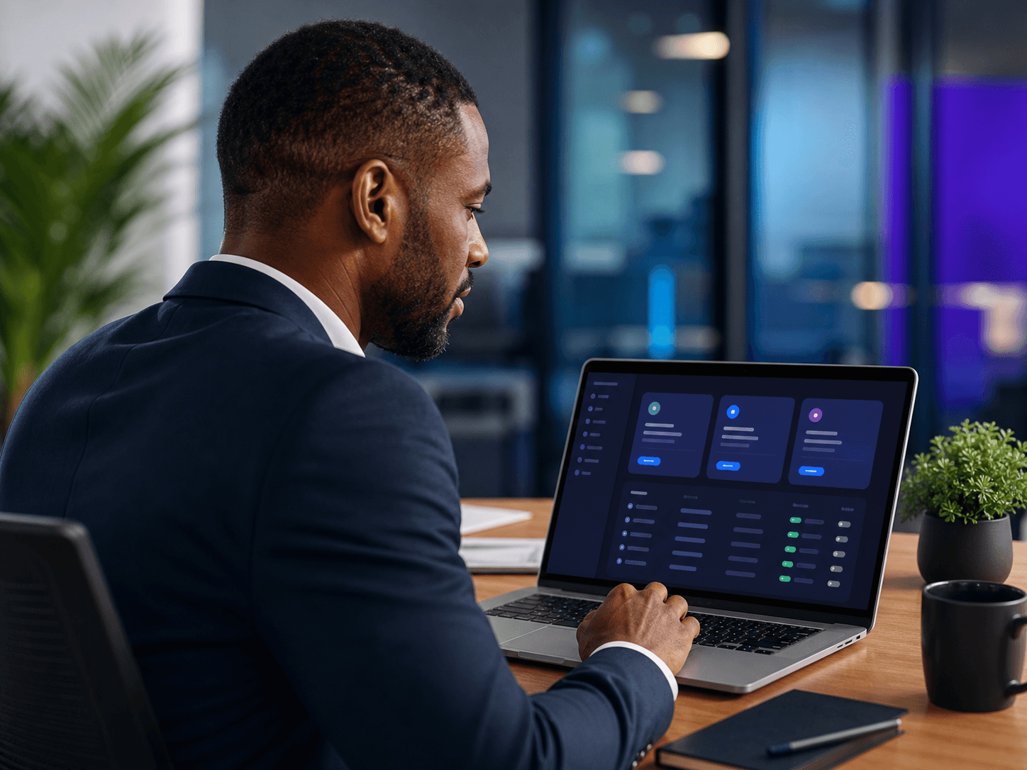 Employer reviewing Plug Connect listings and source sync status